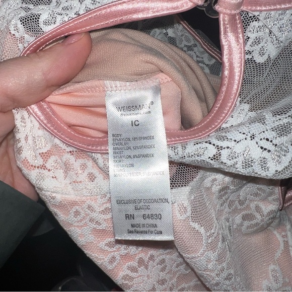 Weissman Dance Costume - Train Blue- Girls size IC-Pink Dress with Tutu - Picture 4 of 5